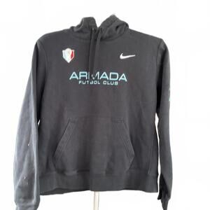 Nike Armada Futbol Club Black Hoodie Sweatshirt Large